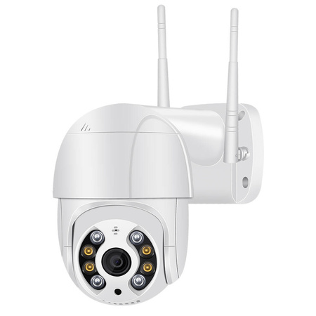 Kamera zewnętrzna obrotowa na kartę SIM 4G 4K 8Mp ICSEE smart BIAŁA