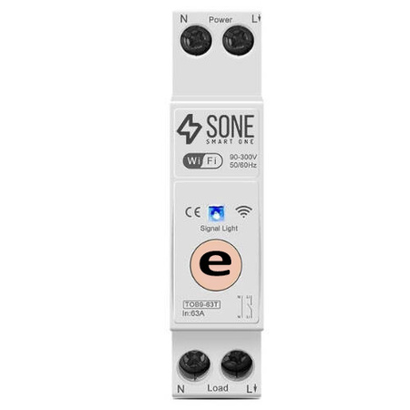 Przekaźnik WiFi 16A na szynę DIN – zdalne sterowanie eWeLink