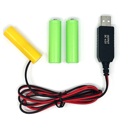 Adapter zasilania USB na baterie AA (3×AA) Output DC 4,5V do urządzeń IoT