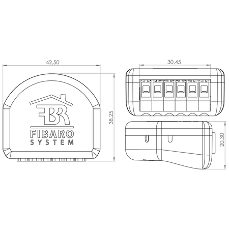 Dimmer 2 Ściemniacz FIBARO FGD-212 ZW5 Z-Wave