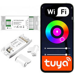 Sterownik do taśm LED RGBW RGB RGBCW 12/24V 8A Tuya Wifi