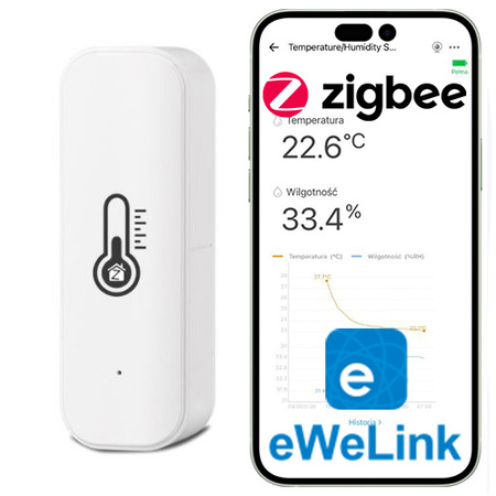 Czujnik temperatury i wilgotności ZigBee eWeLink SONE Smart Home