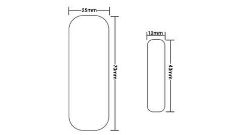 Czujnik otwarcia drzwi/okna ZIGBEE TUYA 