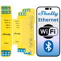 Shelly Pro RGBWW PM – 5-kanałowy sterownik LED DIN z pomiarem mocy