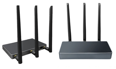 Czarna Bramka ZIGBEE 3.0 TUYA Wi-Fi LAN RJ45 3 Anteny Mocna 