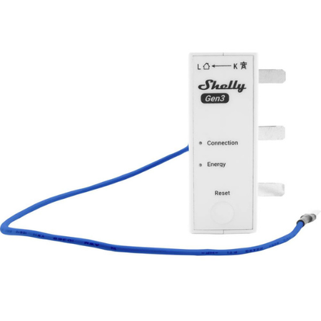 Shelly 3EM-63T Gen3 – trójfazowy licznik energii Wi-Fi na szynę DIN