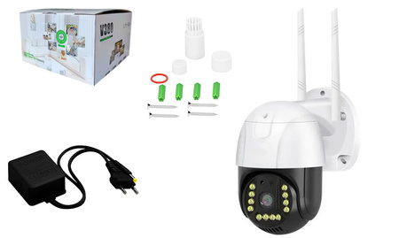 Kamera zewnętrzna 4G LTE 3MP Aplikacja V380 Pro IP66 PTZ