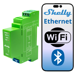 Shelly Pro Dimmer 1PM Ściemniacz LED DIN WiFi Pomiar Energii