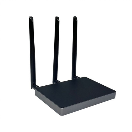 Czarna Bramka ZIGBEE 3.0 TUYA Wi-Fi LAN RJ45 3 Anteny Mocna 