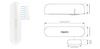 Door Window Sensor 2 FIBARO FGDW-002-1 ZW5 czujnik otwarcia okna ZWave