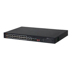 26-Port Fast Ethernet Switch with 24-Port PoE 240W, PFS3226-24ET-240