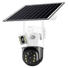 Kamera zewnętrzna 4G zasilana panelem solarnym z dwoma obiektywami V380 Pro