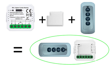 Sterownik rolet Tuya Smart LIfe ZIGBEE 3.0 MINI Procentowy V3