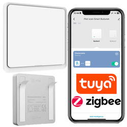 Pilot scen Zigbee 3.0 tuya smart do rolet oświetlenia 1 Przycisk