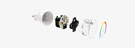 Wall Plug E FIBARO FGWPE-102 ZW5 inteligentne gniazdko ZWave