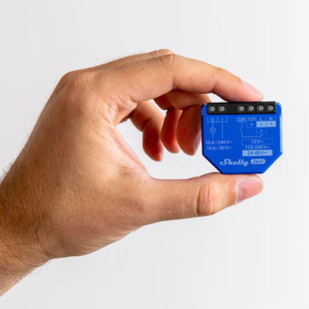 Shelly 1 Gen3 – przekaźnik Wi-Fi 16A z suchym stykiem Bluetooth