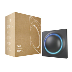 Walli Switch FIBARO - Włącznik oświetlenia Z-Wave Antracyt FGWDSEU-221-8