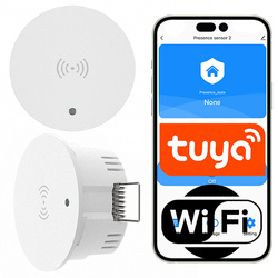 Czujnik obecności z wykrywaniem ruchu podtynkowy wpuszczany  WiFi Tuya 