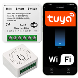 MINI sterownik dopuszkowy WIFI - 1 kanał. 230V 16A TUYA Smart Life