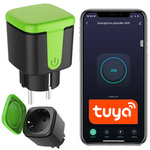 Inteligentne gniazdko ZEWNĘTRZNE Wifi Tuya 16A Pomiar prądu 