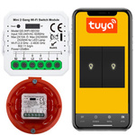 Przekaźnik WIFI światła 2 kanały TUYA DOPUSZKOWY podwójny MINI V3