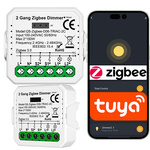 Dimmer ściemniacz TUYA Zigbee MINI V3 sterownik oświetlenia 2 kanały