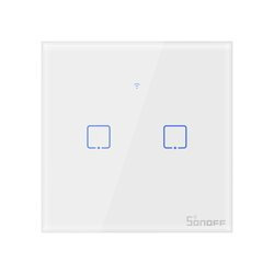 Dotykowy włącznik światła WiFi Sonoff T0 2C | 2-kanałowy