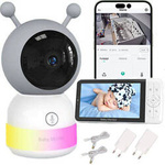 NIANIA ELEKTRONICZNA Z KAMERĄ WIFI OBROTOWA FULL HD + MONITOR LCD 5" 4XZOOM 2 V2