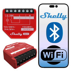 Shelly 1PM Gen3 – przekaźnik Wi-Fi 16A z pomiarem energii Bluetooth Smart