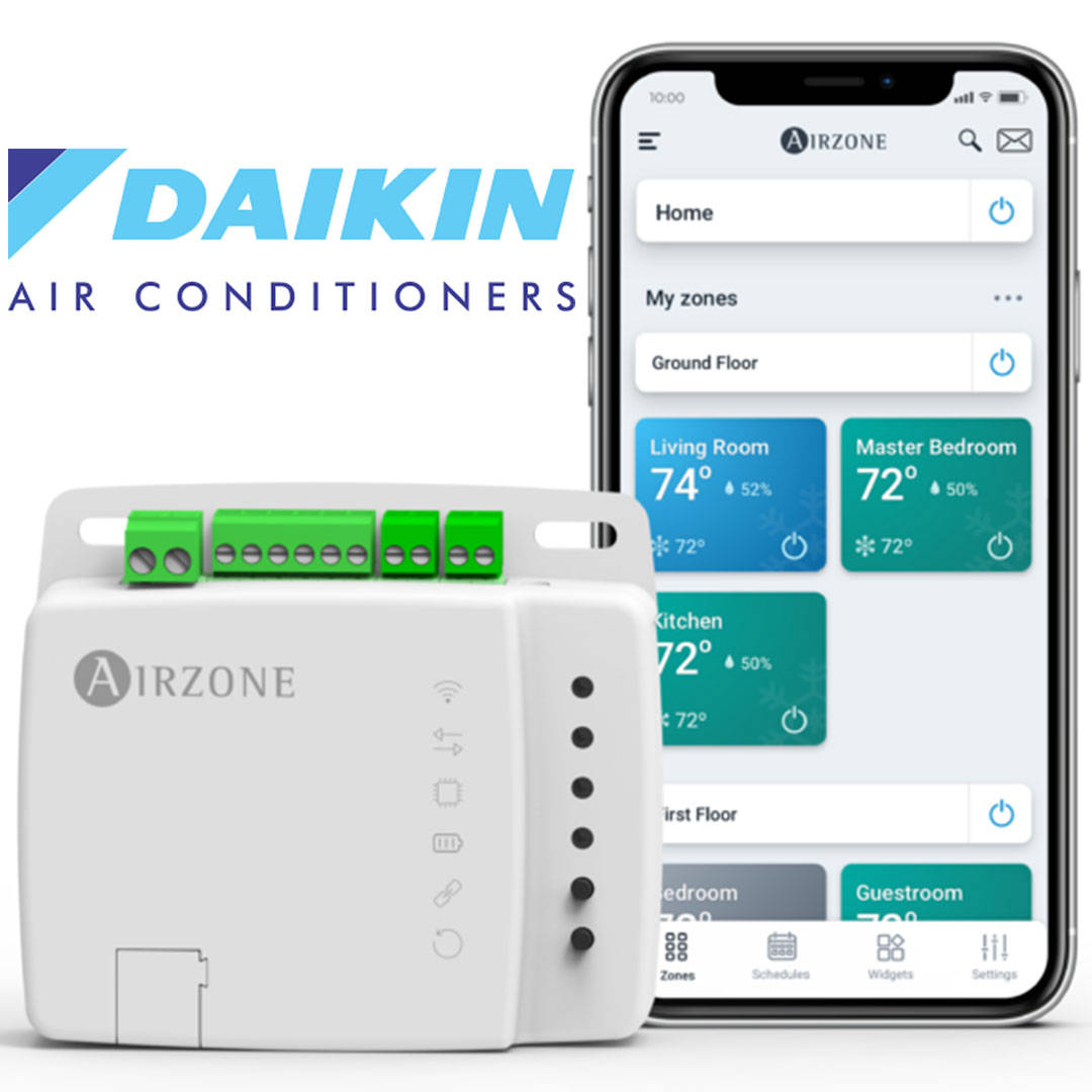 AIRZONE- Aidoo WiFi Control Compatible with Daikin Altherma Air. Voice  Control Function Compatible with Alexa and Google Home.AZAI6WSCDA2