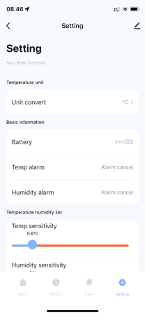 Czujnik temperatury i wilgotności WIFI TUYA z ekranem LCD