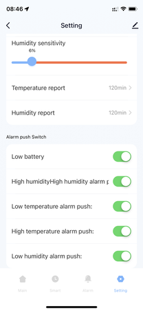 Czujnik temperatury i wilgotności WIFI TUYA z ekranem LCD