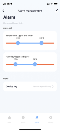 Czujnik temperatury i wilgotności WIFI TUYA z ekranem LCD