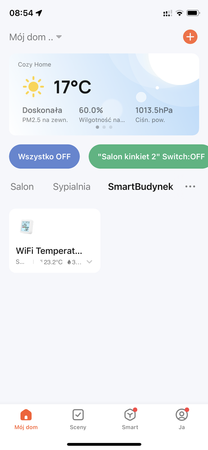 Czujnik temperatury i wilgotności WIFI TUYA z ekranem LCD