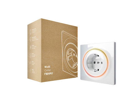 Fibaro Walli Outlet F Biały Inteligentne gniazdko z-wave FGWOF-011